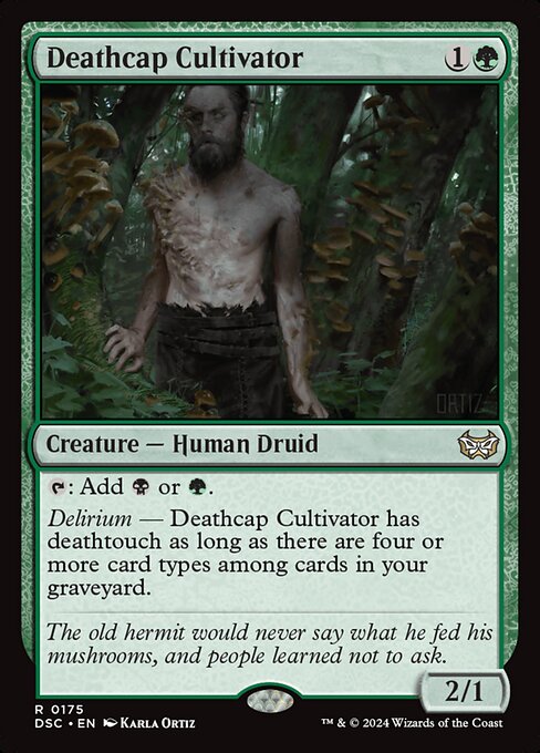 Deathcap Cultivator – Commander: Duskmourn: House of Horror (DSC-175) Magic: The Gathering card Hauptbild