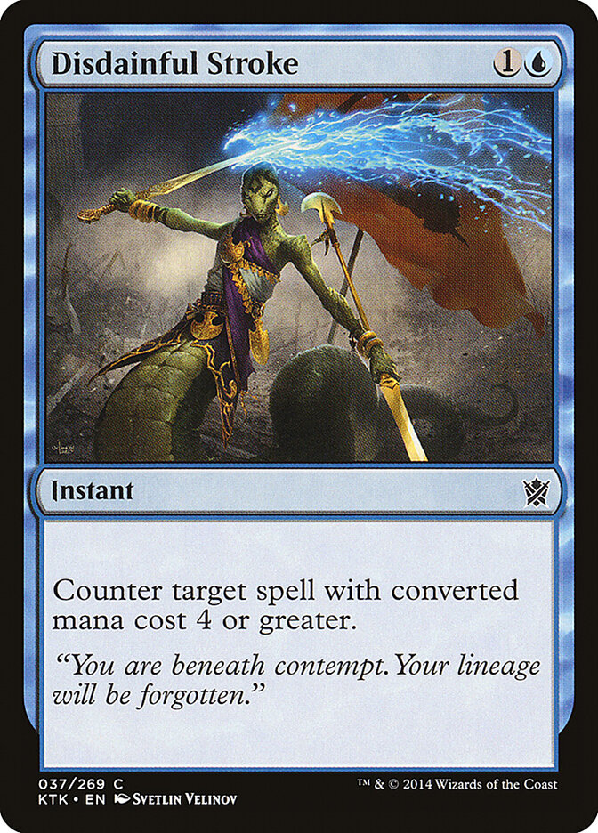 Disdainful Stroke - Khans of Tarkir (Common) [KTK-37] Hauptbild