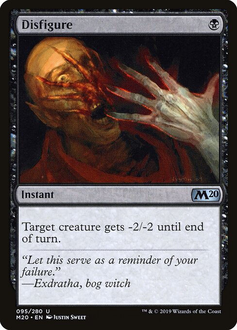 Disfigure – Core Set 2020 (M20-95) Magic: The Gathering card | LC-REM-20260804-15361524662604-18069340-a698-4f75-82cc-cc94fcf82184
