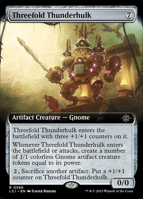 Threefold Thunderhulk – The Lost Caverns of Ixalan (LCI-390) Magic: The Gathering card | LC-REM-20260804-15393063305548-180d3058-cc7d-4bb7-a312-4d2d7365ef19