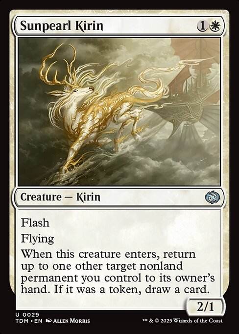Sunpearl Kirin – Tarkir: Dragonstorm (TDM-29) Magic: The Gathering card