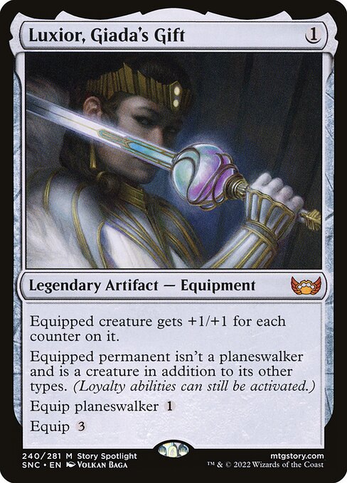 Luxior, Giada's Gift – Streets of New Capenna (SNC-240) Magic: The Gathering card
