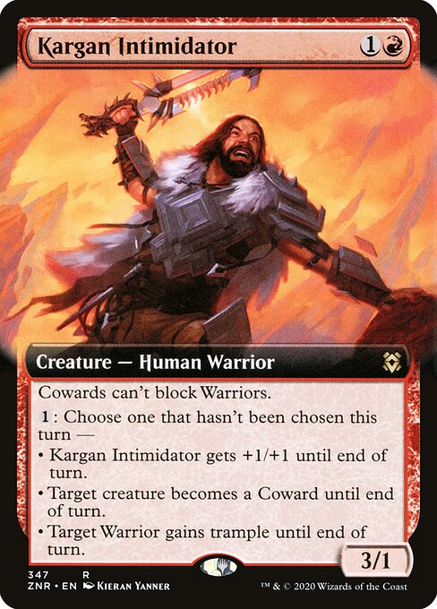 Kargan Intimidator – Zendikar Rising (ZNR-347) Magic: The Gathering card | LC-REM-20260804-15339600740684-18442d4e-931f-4a41-b8c1-51ab3ea696df