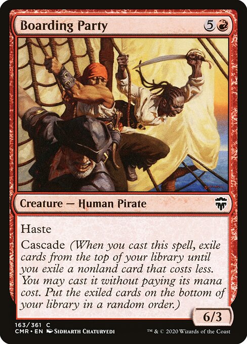 Boarding Party – Commander Legends (CMR-163) Magic: The Gathering card