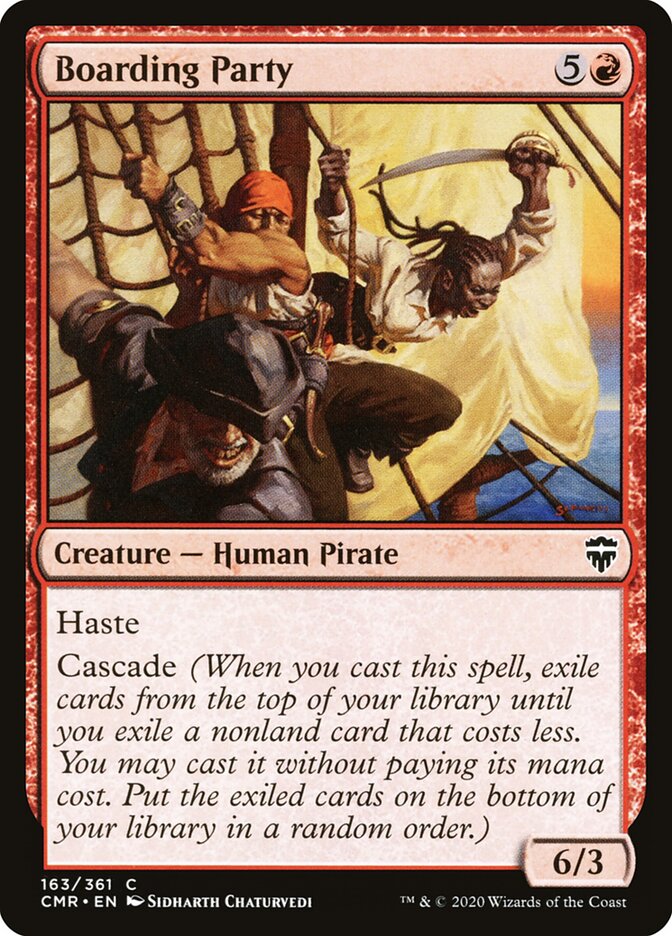 Magic-kaart Boarding Party CMR-163 uit Commander Legends (Common)