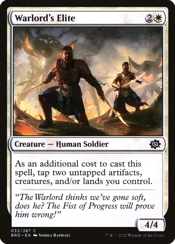 Warlord's Elite - The Brothers' War (Common) [BRO-32]