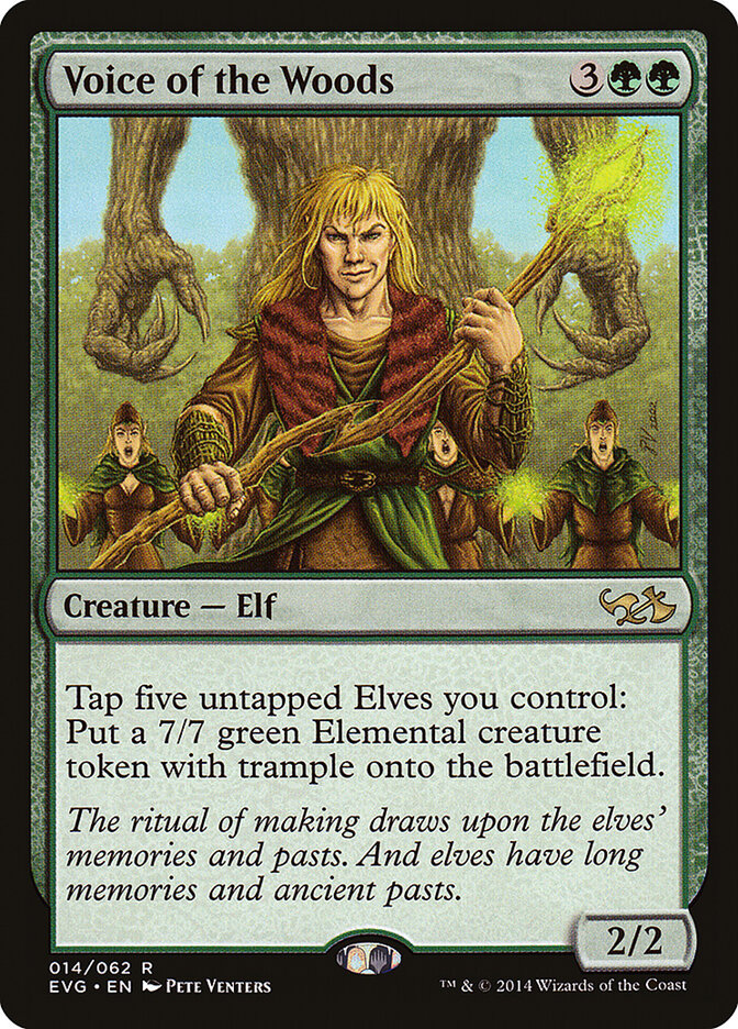 Voice of the Woods - Duel Decks: Elves vs. Goblins (Rare) [EVG-14] Image principale du produit