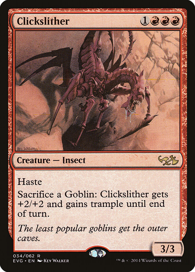 Clickslither - Duel Decks: Elves vs. Goblins (Rare) [EVG-34] Image principale du produit