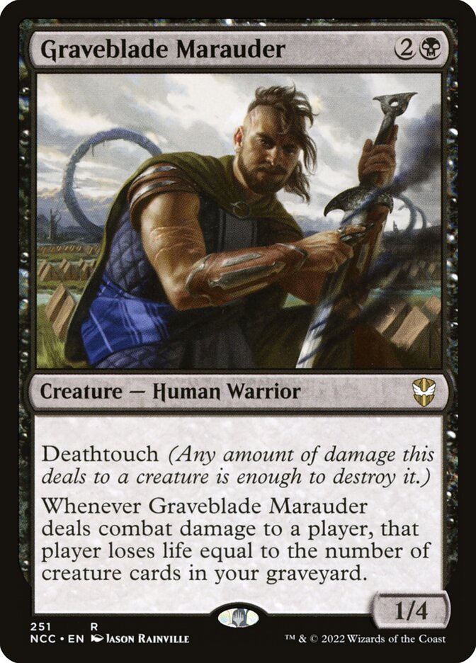 Graveblade Marauder - Commander: Streets of New Capenna (Rare) [NCC-251] Hoofdafbeelding