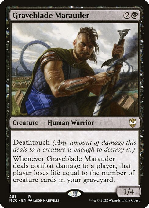 Graveblade Marauder – Commander: Streets of New Capenna (NCC-251) Magic: The Gathering card