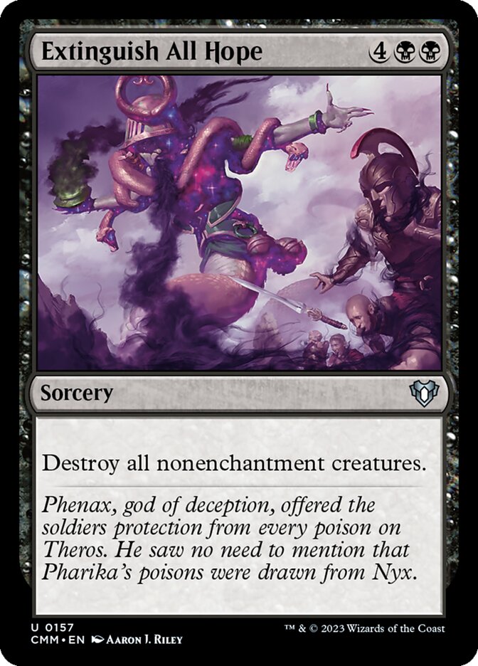 Extinguish All Hope - Commander Masters (Uncommon) [CMM-157] Main image
