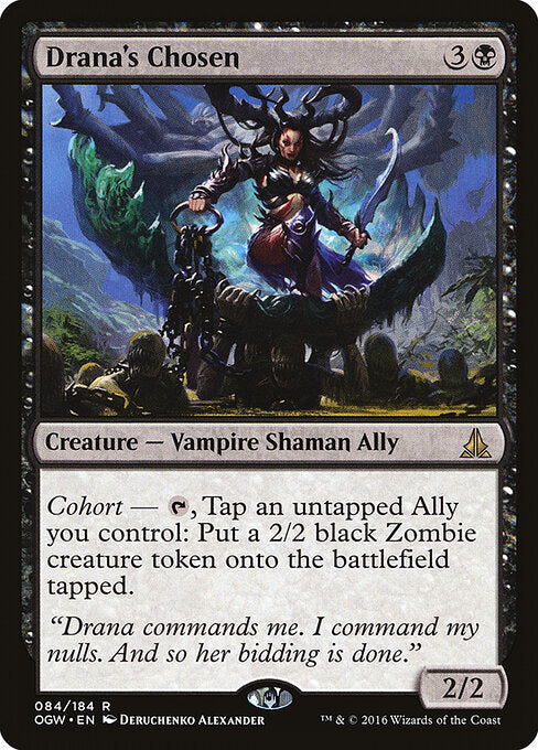 Drana's Chosen – Oath of the Gatewatch (OGW-84) Magic: The Gathering card