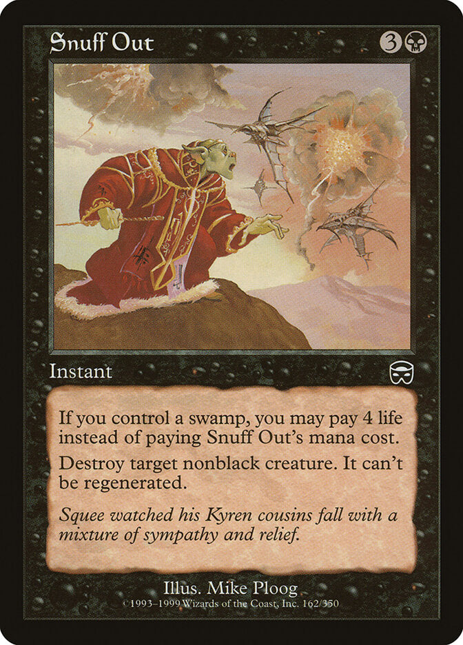 Magic-kaart Snuff Out MMQ-162 uit Mercadian Masques (Common)
