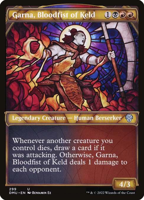 Garna, Bloodfist of Keld – Dominaria United (DMU-299) Magic: The Gathering card | LC-REM-20260804-15150927741260-18b8721c-371b-454c-8ccd-5e57779fc4d0