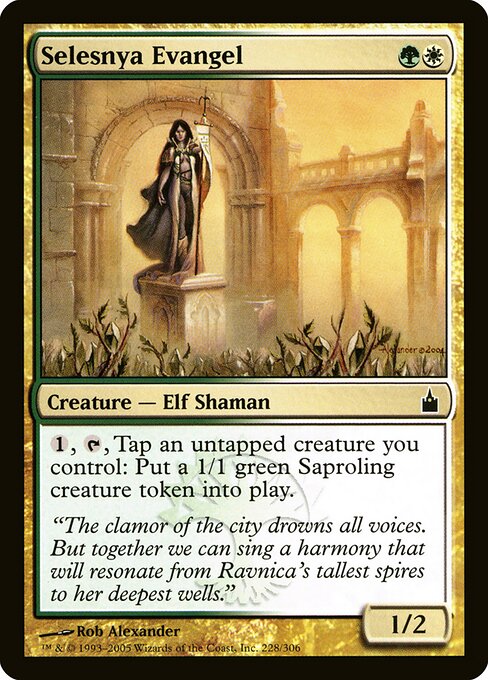Selesnya Evangel – Ravnica: City of Guilds (RAV-228) Magic: The Gathering card