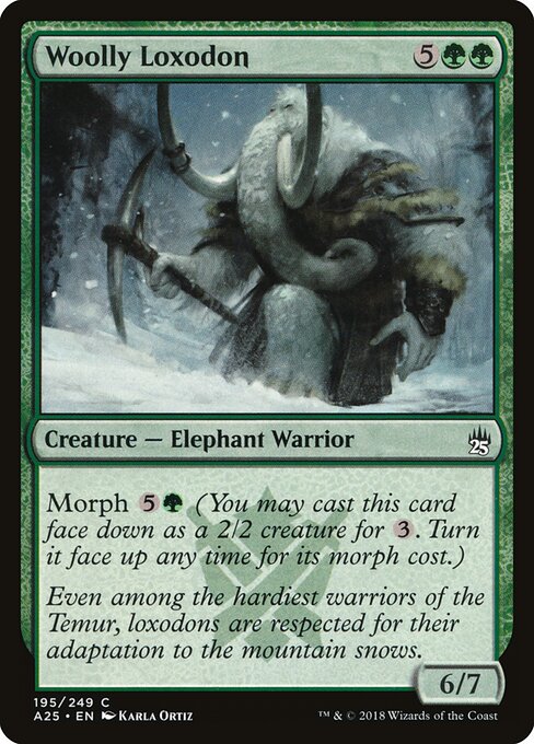 Woolly Loxodon – Masters 25 (A25-195) Magic: The Gathering card | LC-REM-20260804-15151794389324-18ea1434-16c4-4b1a-8728-806360131587 Hauptbild