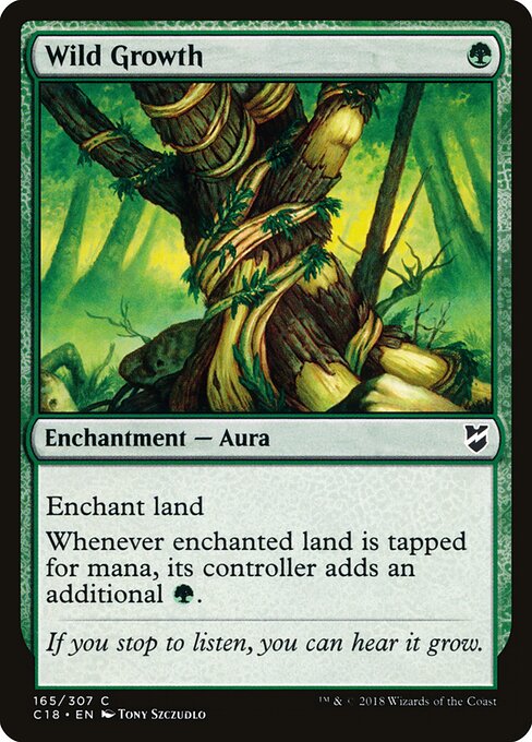 Wild Growth – Commander 2018 (C18-165) Magic: The Gathering card | LC-REM-20260804-15151790752076-18fbebd4-d5b4-429a-bfbd-8a7173924d1c