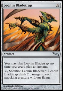 Leonin Bladetrap - Mirrodin (Uncommon) [MRD-192] Hoofdafbeelding