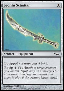 Leonin Scimitar - Mirrodin (Common) [MRD-193] Hoofdafbeelding