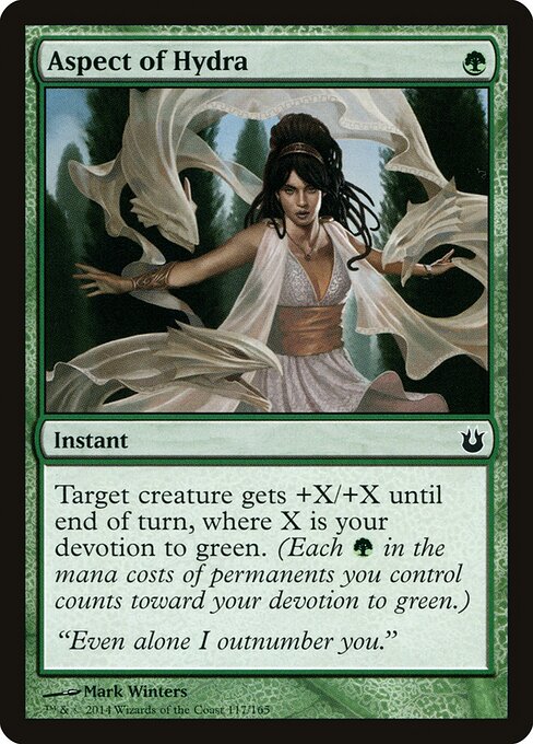 Aspect of Hydra – Born of the Gods (BNG-117) Magic: The Gathering card Hoofdafbeelding