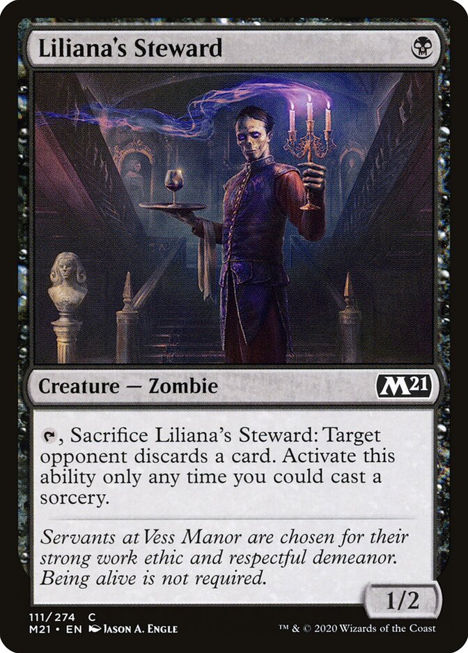 Liliana's Steward - Core 2021 (Common) [M21-111]