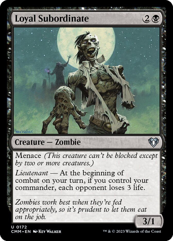 Loyal Subordinate - Commander Masters (Uncommon) [CMM-172]