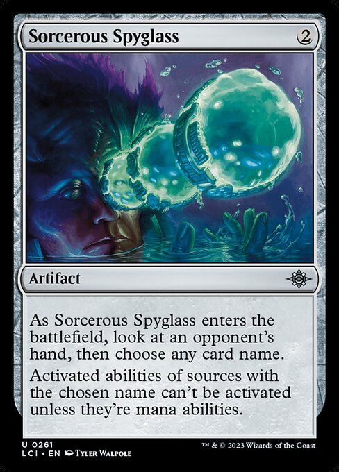 Sorcerous Spyglass – The Lost Caverns of Ixalan (LCI-261) Magic: The Gathering card