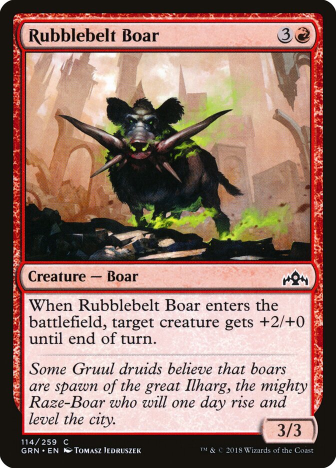 Rubblebelt Boar - Guilds of Ravnica (Common) [GRN-114]