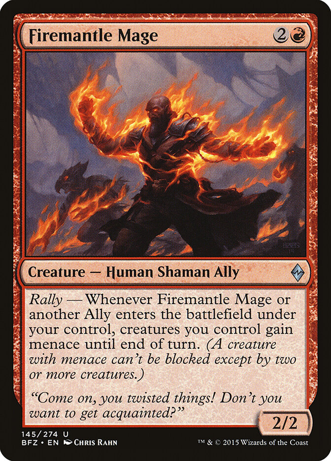 Firemantle Mage - Battle for Zendikar (Uncommon) [BFZ-145] Hauptbild