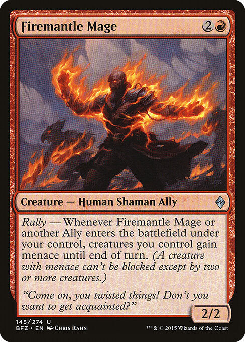 Firemantle Mage – Battle for Zendikar (BFZ-145) Magic: The Gathering card | LC-REM-20260804-15150980497740-197411bf-3307-4056-a7d4-31db0d4b8f9a