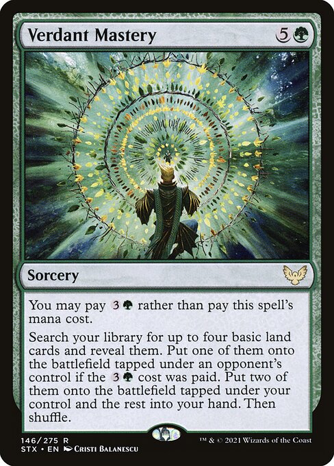 Verdant Mastery – Strixhaven: School of Mages (STX-146) Magic: The Gathering card | LC-REM-20260804-15339700027724-197455e5-7929-47b8-ad00-8d3918949eb7