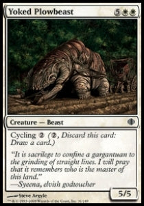 Yoked Plowbeast - Shards of Alara (Common) [ALA-31] Hover Image