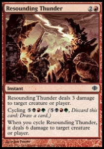 Resounding Thunder - Shards of Alara (Common) [ALA-110] Hoofdafbeelding