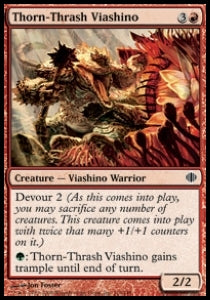 Thorn-Thrash Viashino - Shards of Alara (Common) [ALA-116] Hoofdafbeelding