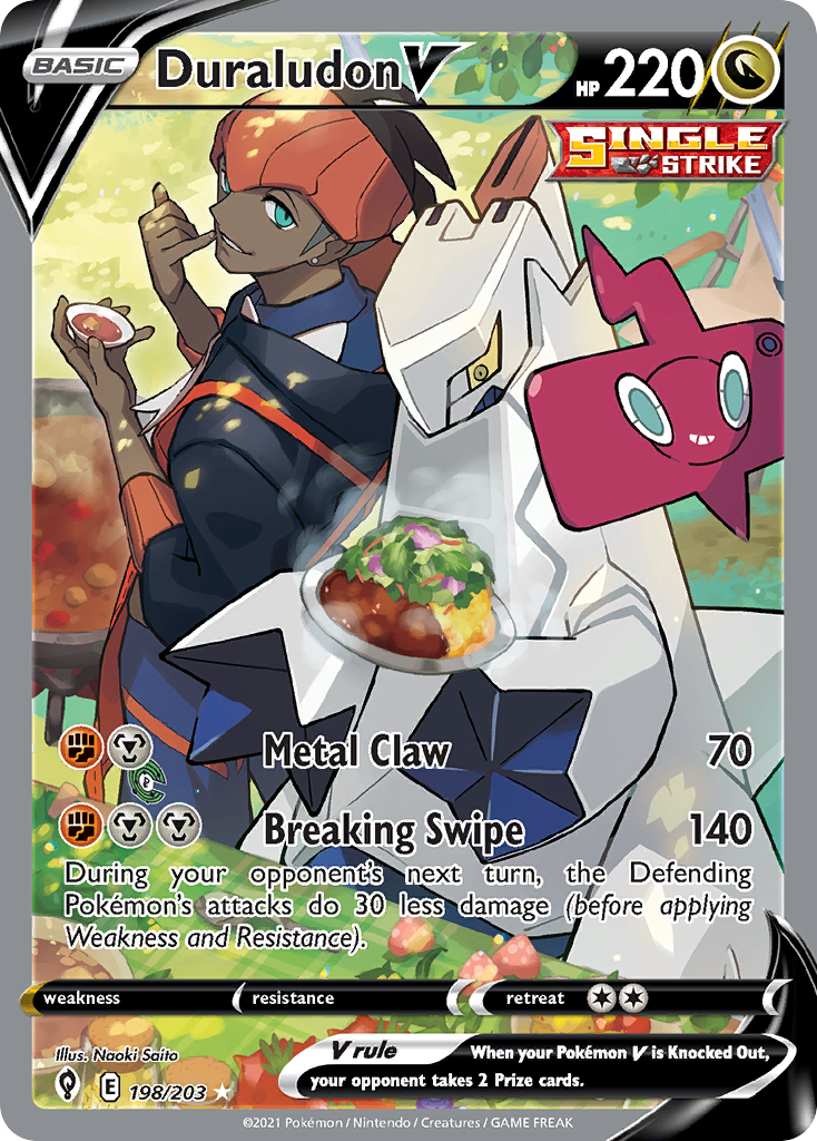 Duraludon V – Evolving Skies 198 – Pokémon TCG single card Hoofdafbeelding