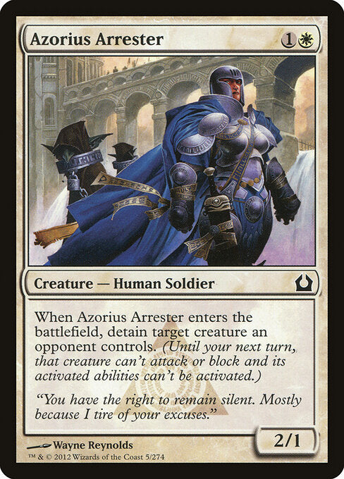 Azorius Arrester – Return to Ravnica (RTR-5) Magic: The Gathering card Main image