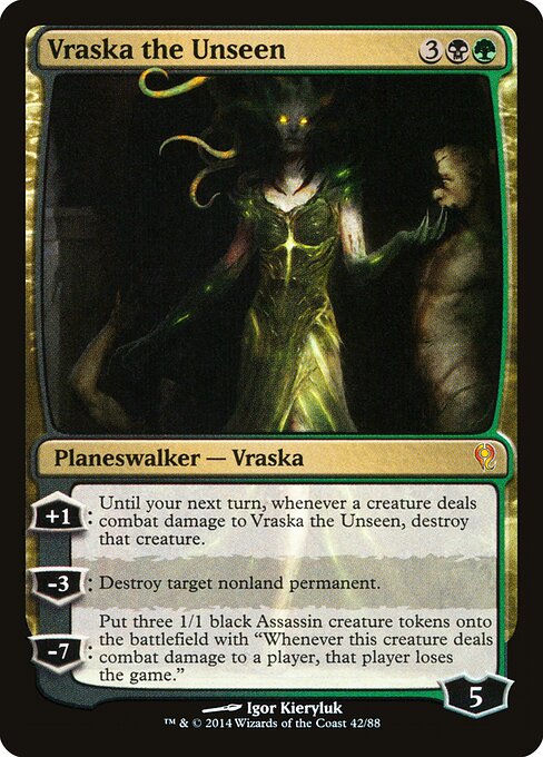 Vraska the Unseen – Duel Decks: Jace vs. Vraska (DDM-42) Magic: The Gathering card | LC-REM-20260804-15532783436108-19b9432d-9ae5-4821-b6c4-2e90240d8623
