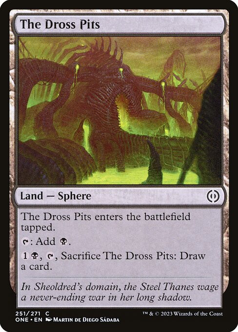 The Dross Pits – Phyrexia: All Will Be One (ONE-251) Magic: The Gathering card | LC-REM-20260804-15711438602572-19d469f1-2219-4466-9f8a-769ee43e28db Hauptbild