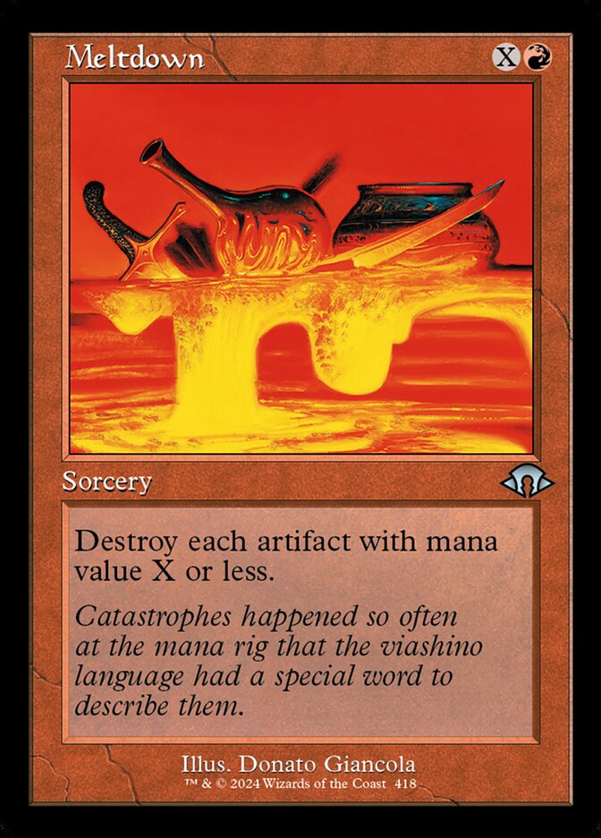 Magic-kaart Meltdown MH3-418 uit Modern Horizons 3 (Uncommon)