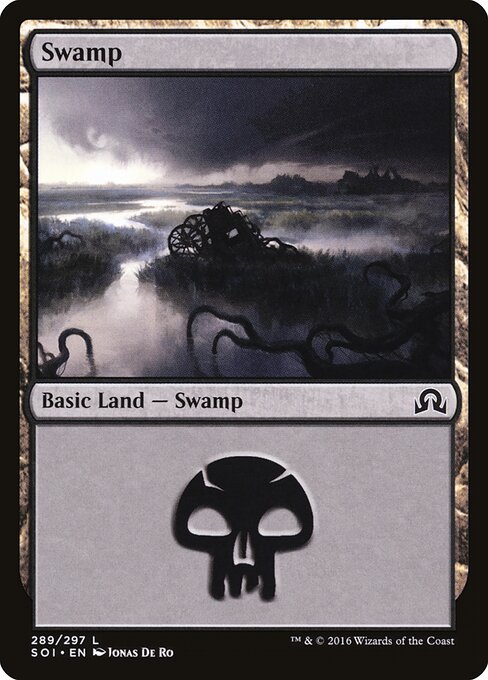 Swamp – Shadows over Innistrad (SOI-289) Magic: The Gathering card Imagen principal del producto