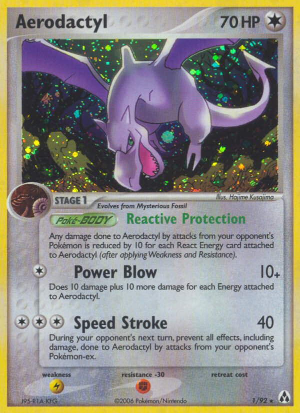 Aerodactyl – EX Legend Maker 1 – Pokémon TCG single card Hoofdafbeelding