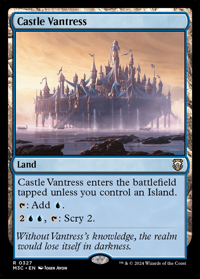Magic-kaart Castle Vantress M3C-327 uit Modern Horizons 3 Commander (Rare)