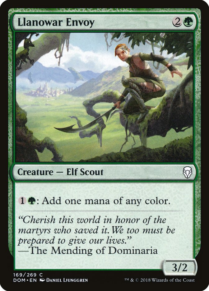 Llanowar Envoy - Dominaria (Common) [DOM-169]