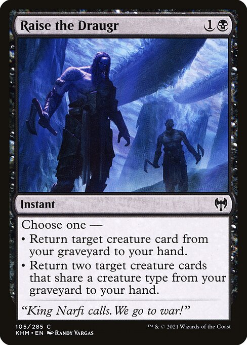 Raise the Draugr – Kaldheim (KHM-105) Magic: The Gathering card