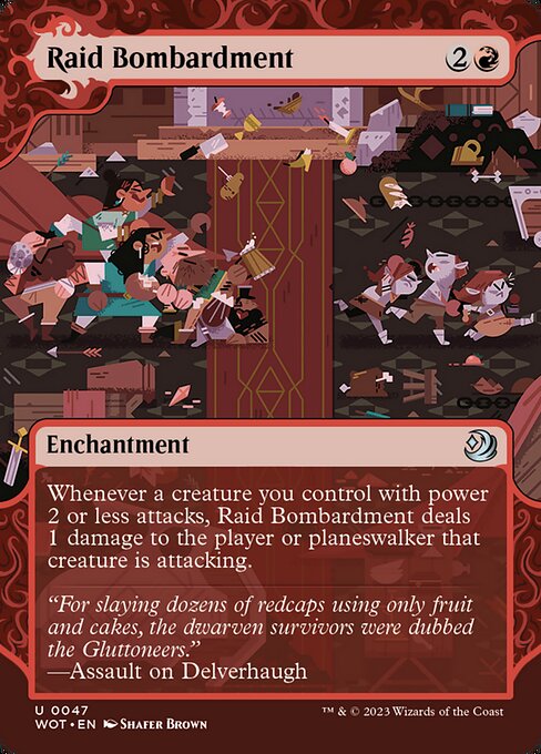 Raid Bombardment – Enchanting Tales (WOT-47) Magic: The Gathering card