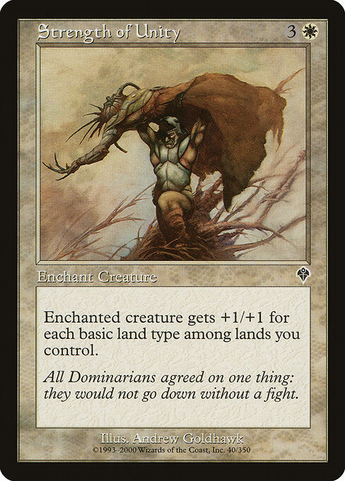 Strength of Unity – Invasion (INV-40) Magic: The Gathering card