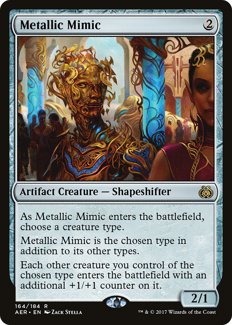 Metallic Mimic – Aether Revolt 164 – Magic: The Gathering single card Main image