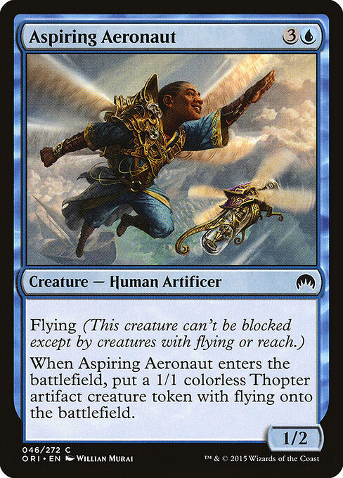 Aspiring Aeronaut – Magic Origins (ORI-46) Magic: The Gathering card | LC-REM-20260804-15150680834380-1ae6c87f-003b-44b7-96fd-ab8fca9af6f1 Hoofdafbeelding