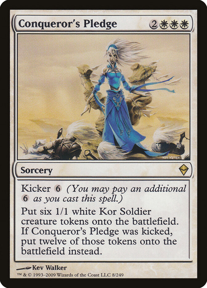 Conqueror's Pledge - Zendikar (Rare) [ZEN-8]