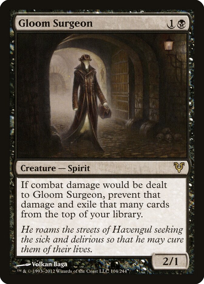 Gloom Surgeon - Avacyn Restored (Rare) [AVR-104] Image principale du produit